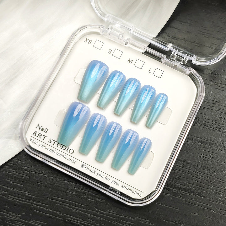 Artificial Glitter Nail Tips Kalsten