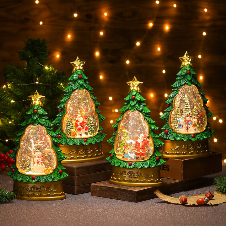 LED Christmas Tree Snow Globe Decoration Kalsten