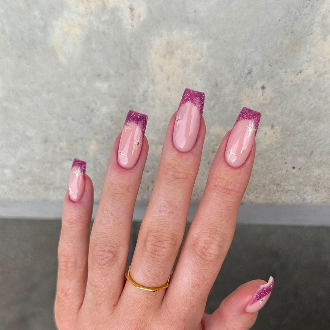 Sparkling Elegant Stiletto Nail Extensions Kalsten