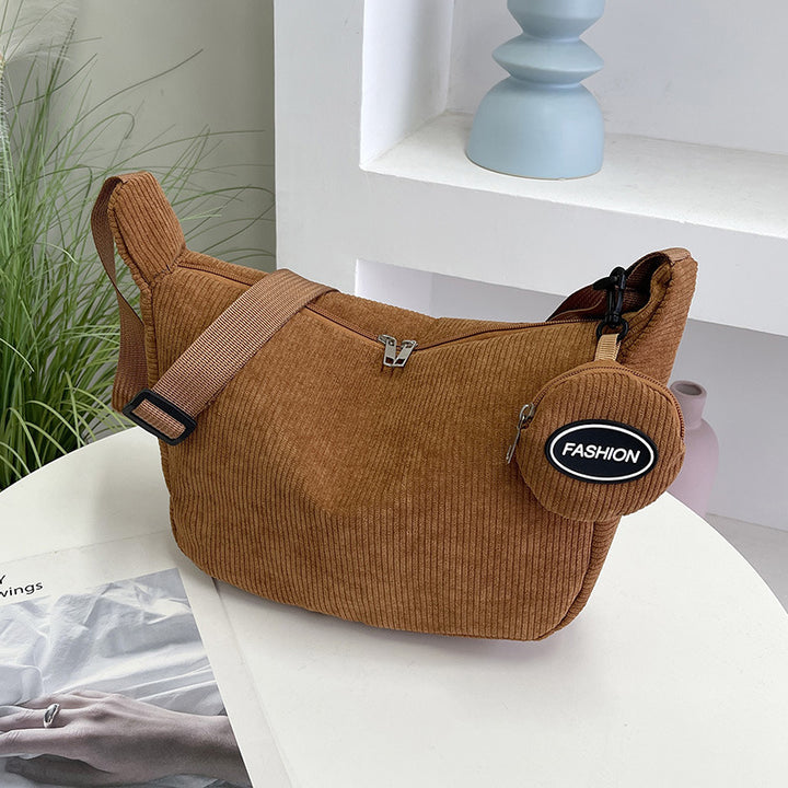 Casual Corduroy Crossbody Bag Kalsten