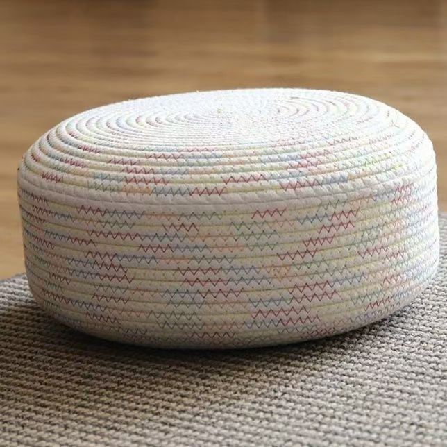 Handcrafted seat pouf Kalsten