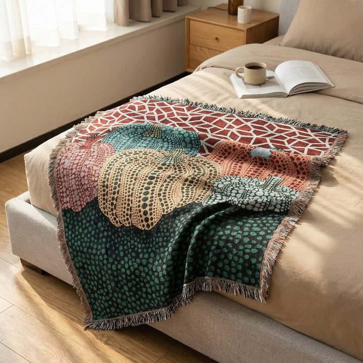 Cozy Decorative Halloween Throw Blanket