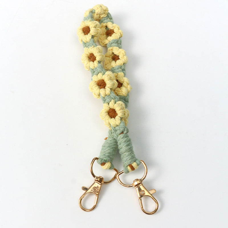 Floral Patterned Keychain