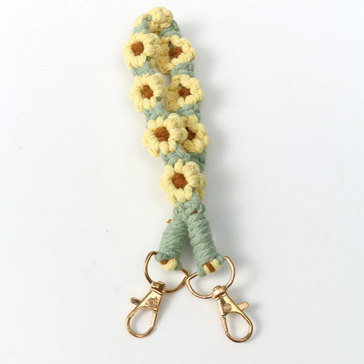 Floral Patterned Keychain