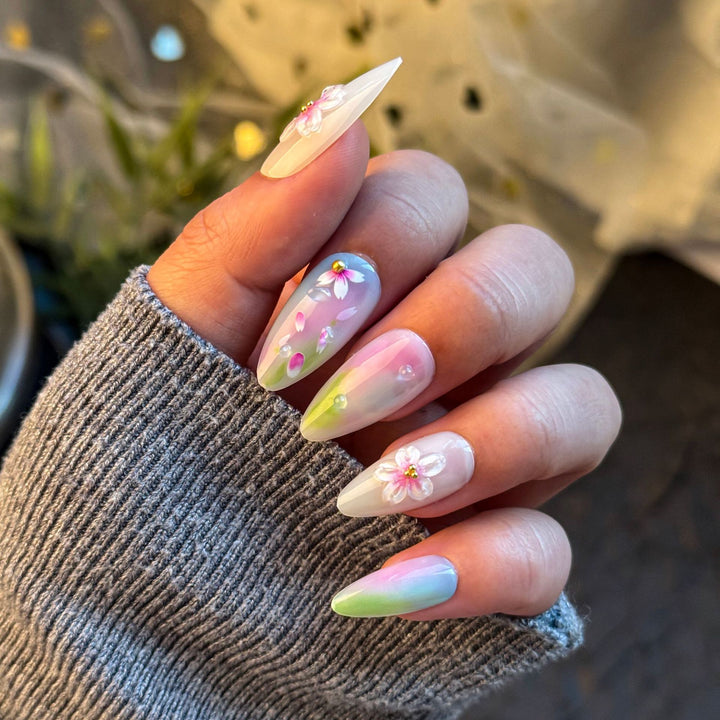 Floral-Accent Press-On Nail Collection Kalsten