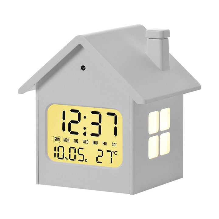 Creative LED alarm clock in house design Kalsten