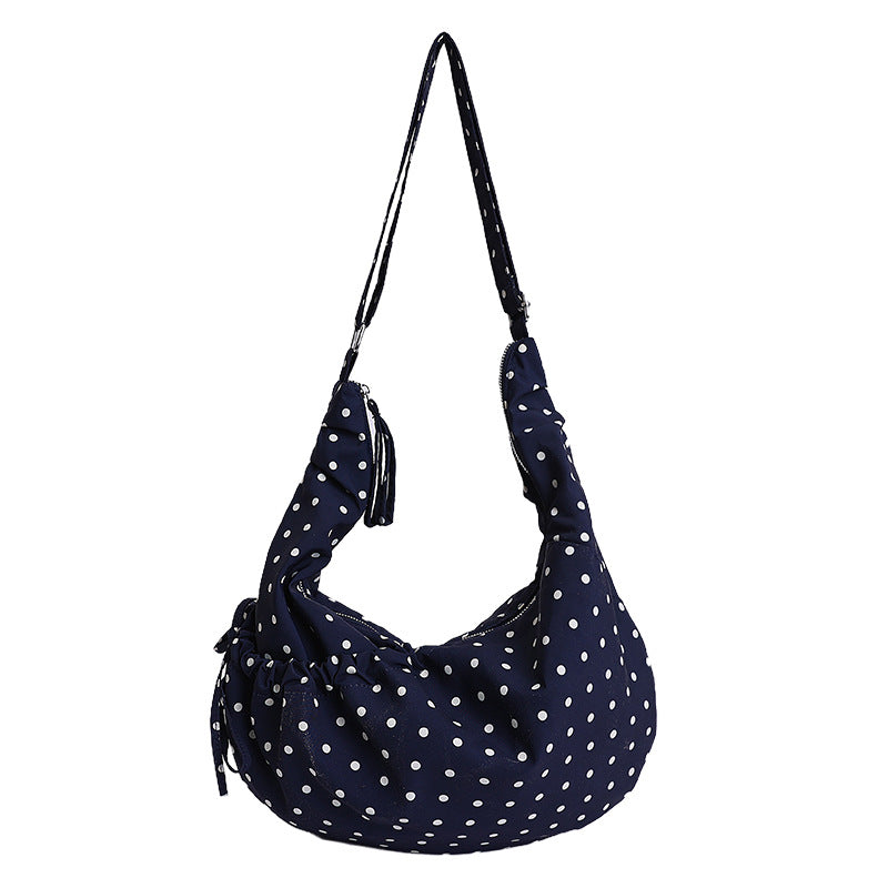 Polka Dot Sling Tote Bag