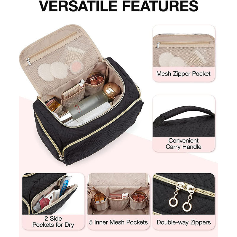 Cosmetic Organizer Bag with Multi-functional Interior Layout Kalsten