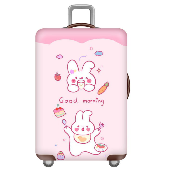 Women's Hard Shell Suitcase with Cheerful Kalsten Design