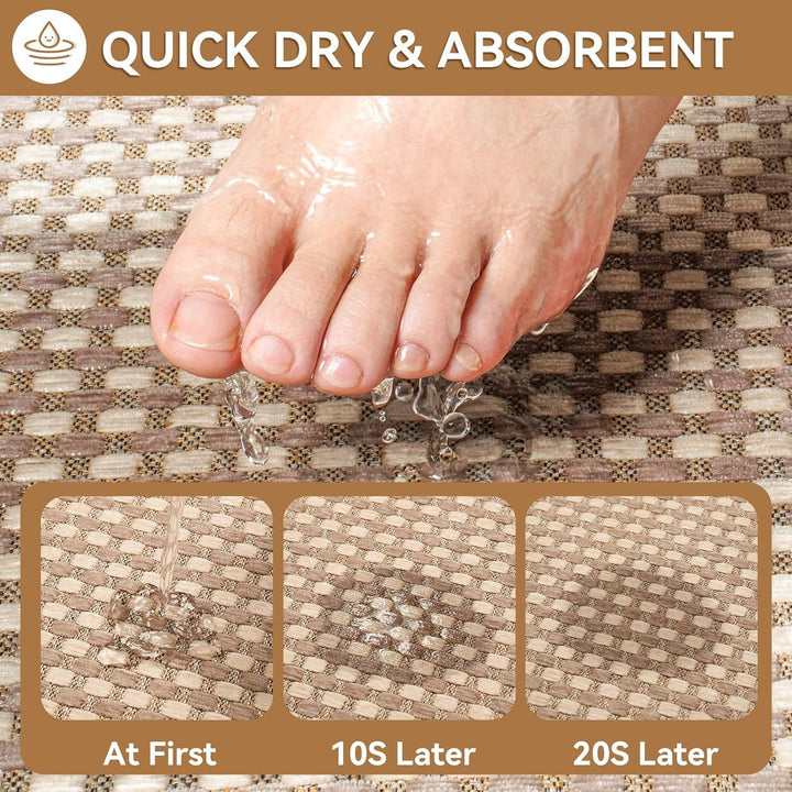 Textured Non-Slip Bath Comfort Mat