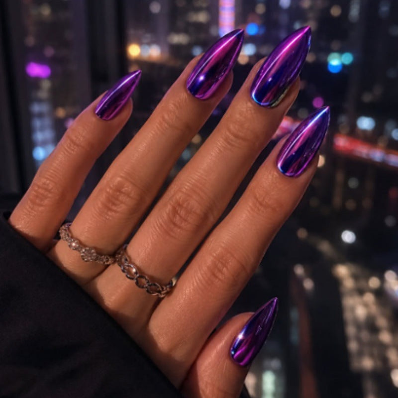 Glossy Stiletto Press-On Nails Set Kalsten