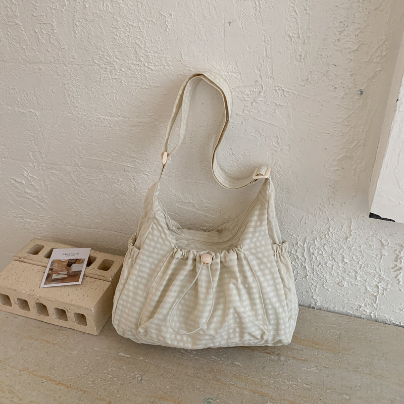 Casual Quilted Shoulder Bag