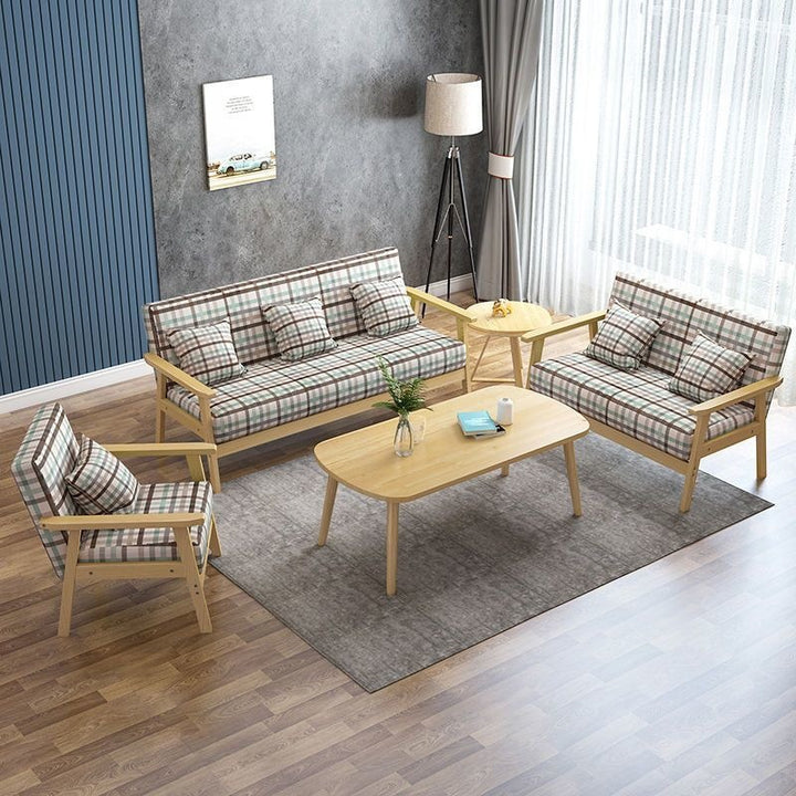 Modern Upholstered Living Room Seating Set Kalsten
