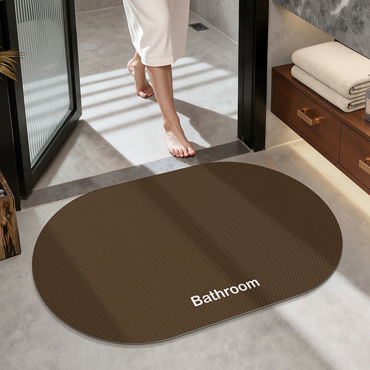 Round Bathroom Comfort Mat Kalsten