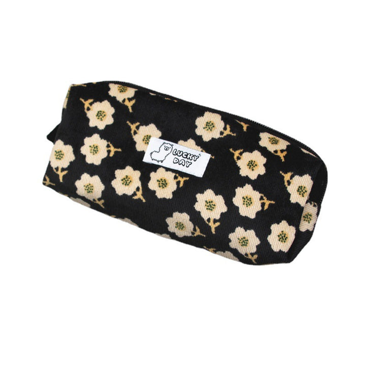 Checked Pattern Zippered Pencil Case Kalsten