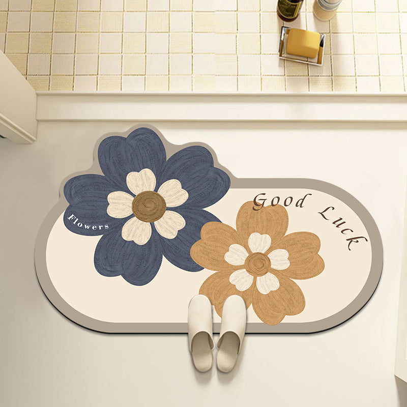 Artistic Floral Decorative Mat