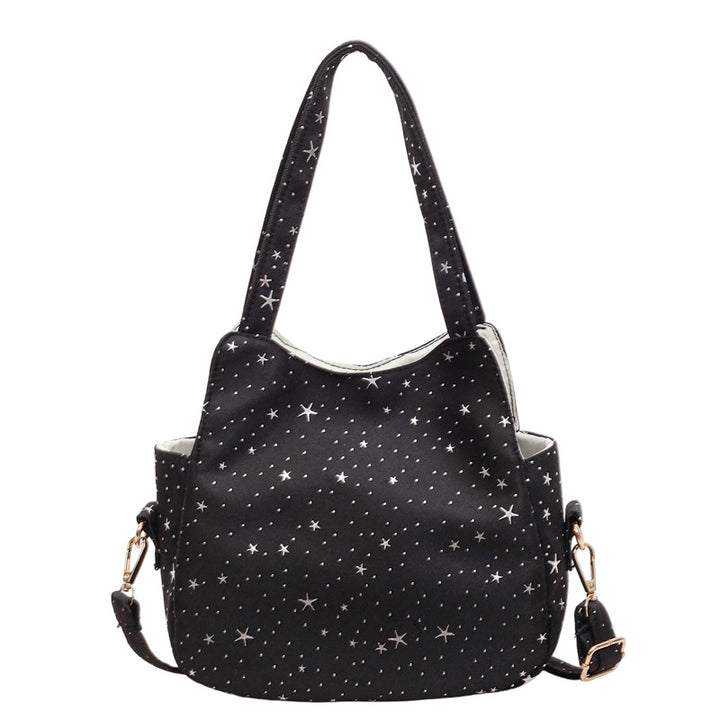 WoStar-Patterned Canvas Hobo Bag Kalsten