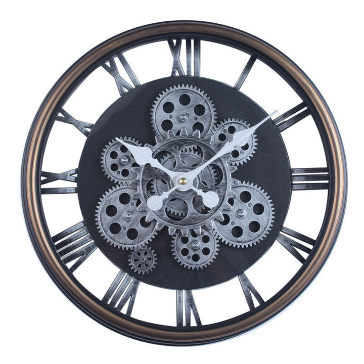 Wall Clock in Industrial Steampunk Design Kalsten