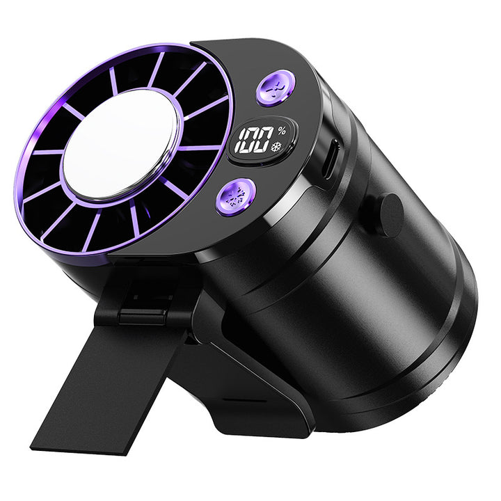 Women's compact table fan with multifunctional LCD display Kalsten