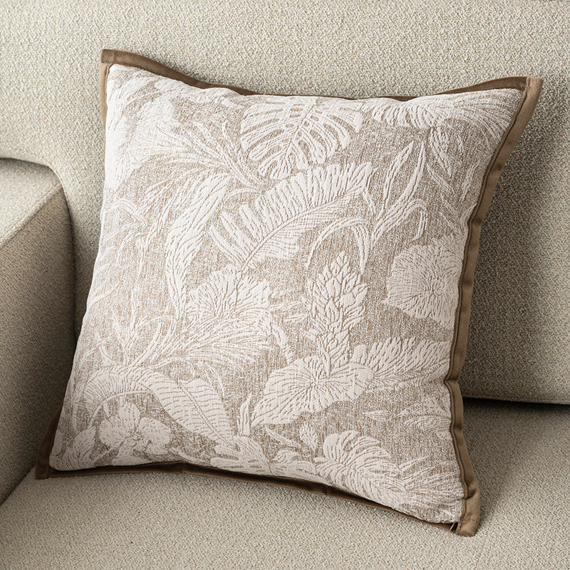 Flower Pattern Texture Decorative Cushion