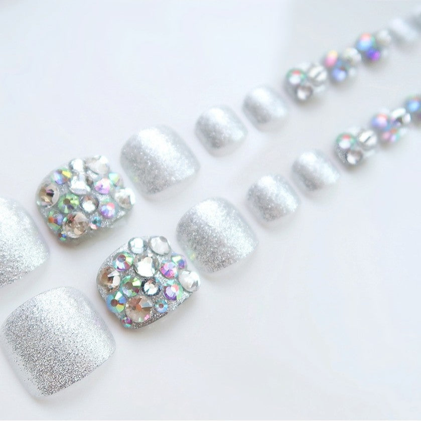 Sparkling Rhinestone-Embellished Sandals Kalsten