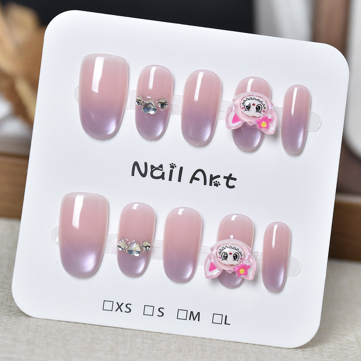 Premium Glamorous Press-On Nail Extensions Kalsten