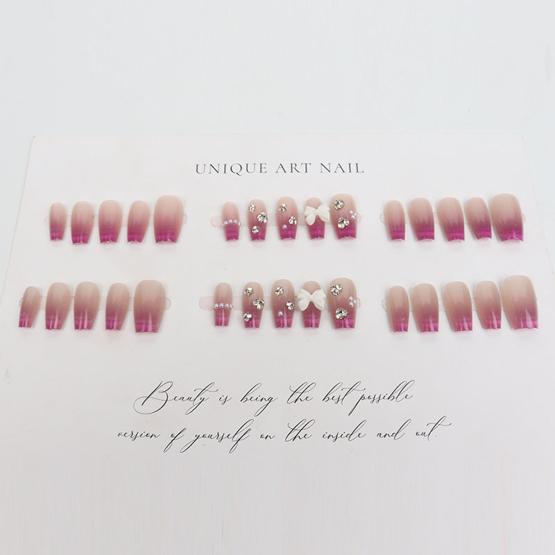 Glamorous Ombre Decorative Press-On Nail Set Kalsten