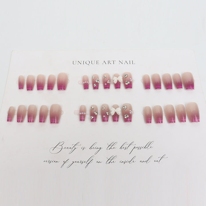Glamorous Ombre Decorative Press-On Nail Set Kalsten