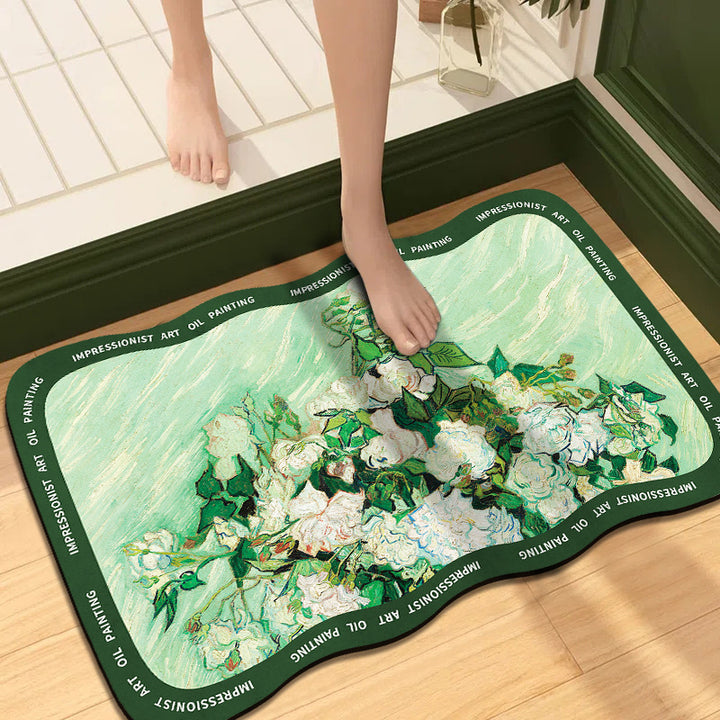 Artistic Impressionist Art Bath Mat