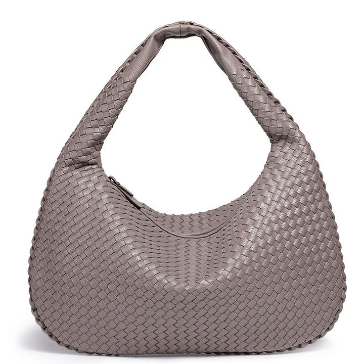 Handcrafted Woven Leather Hobo Bag Kalsten