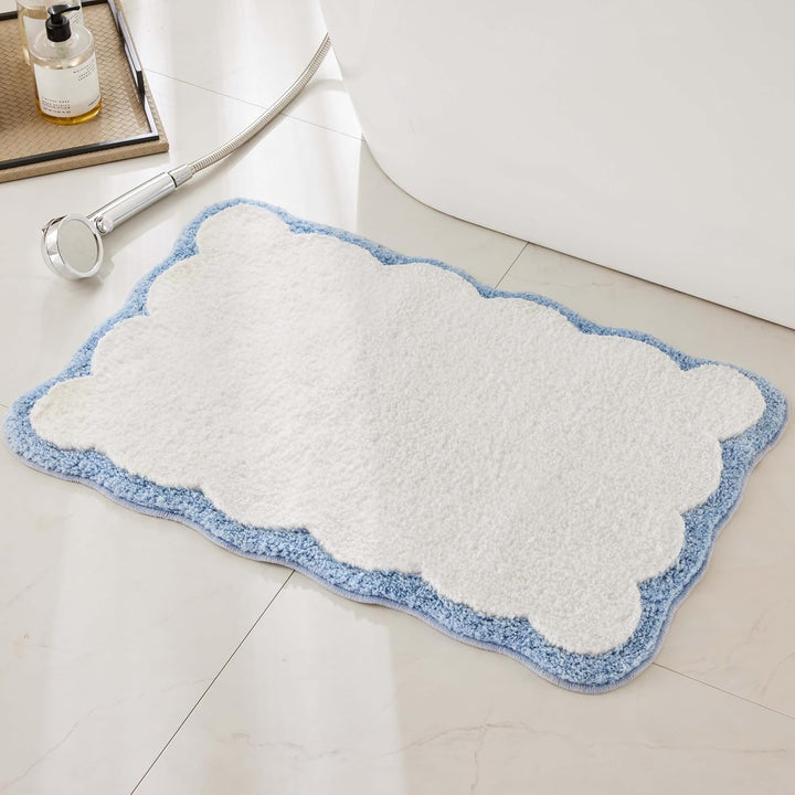 Cloud-Shaped Soft Bath Mat