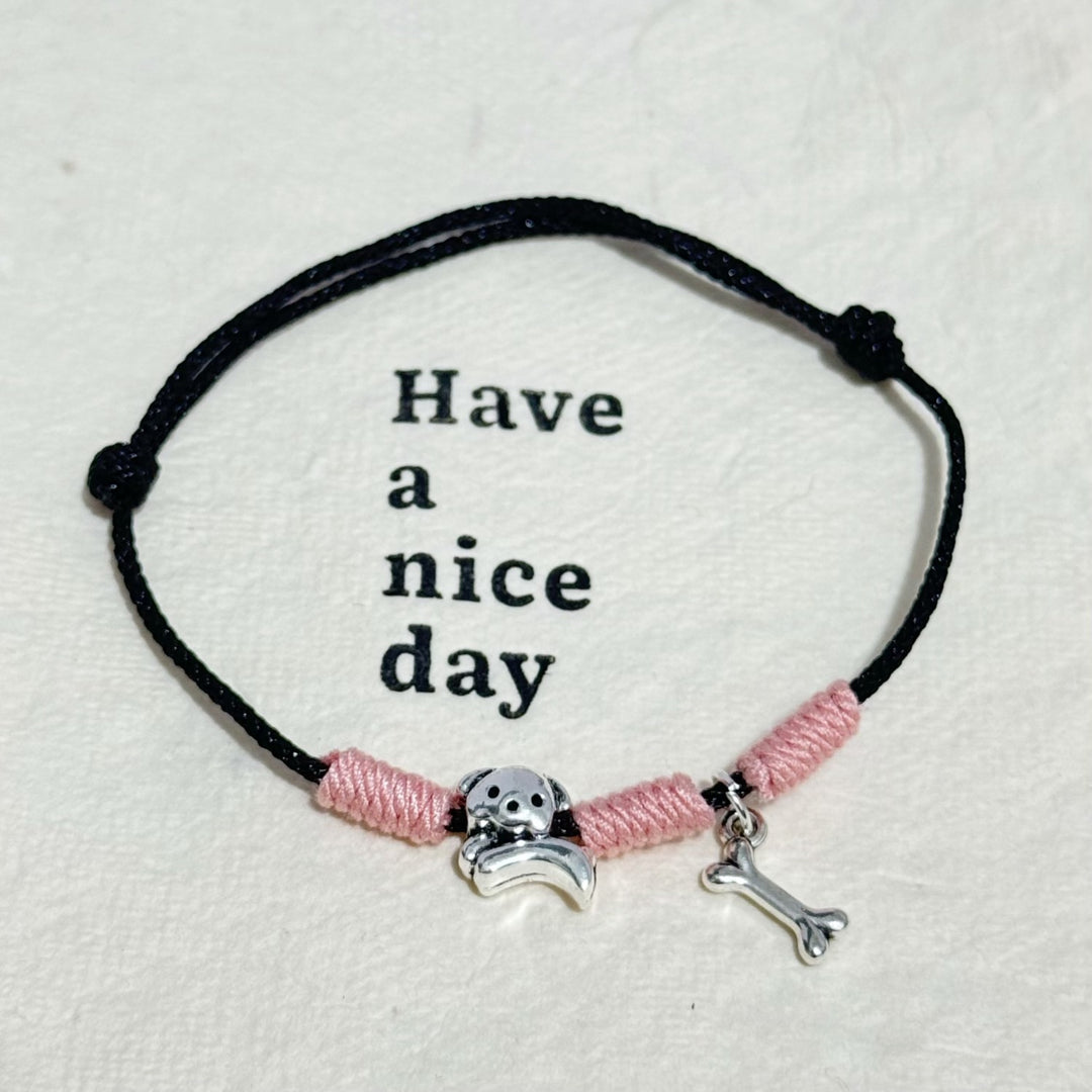 Adjustable Dog Theme Charm Bracelet Kalsten