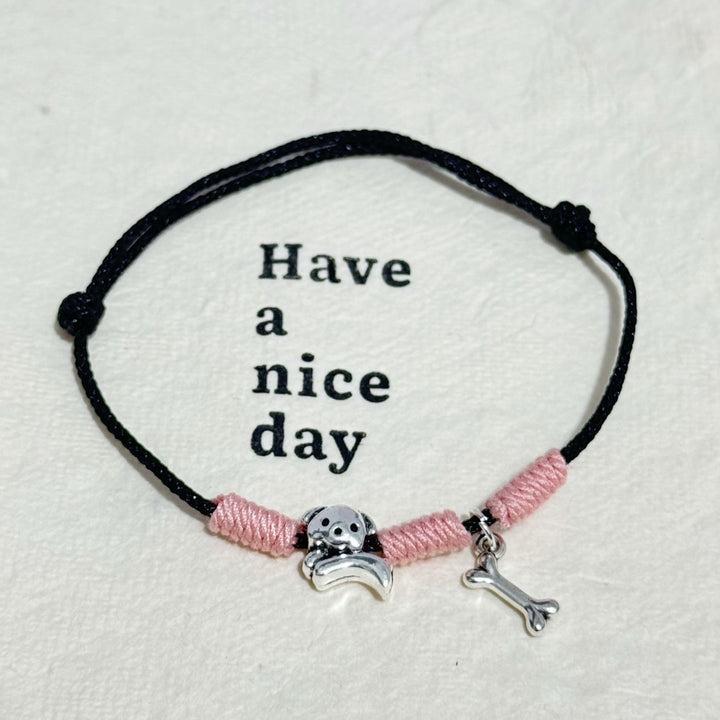 Adjustable Dog Theme Charm Bracelet Kalsten