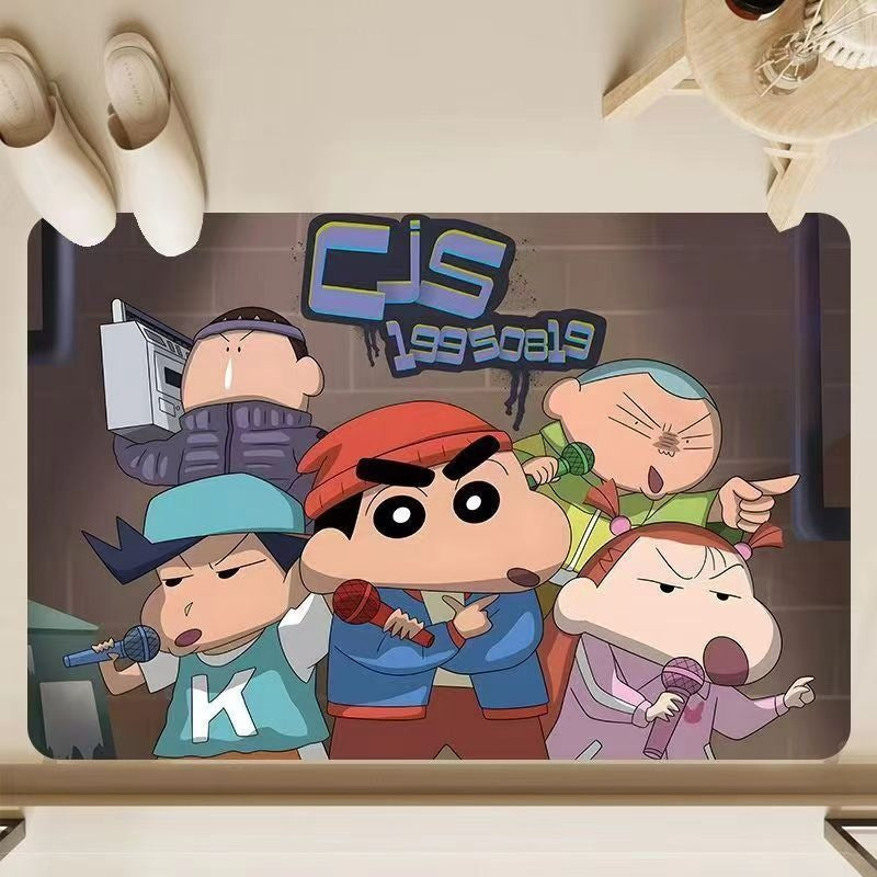 Cartoon-Themed Non-Slip Floor Mat