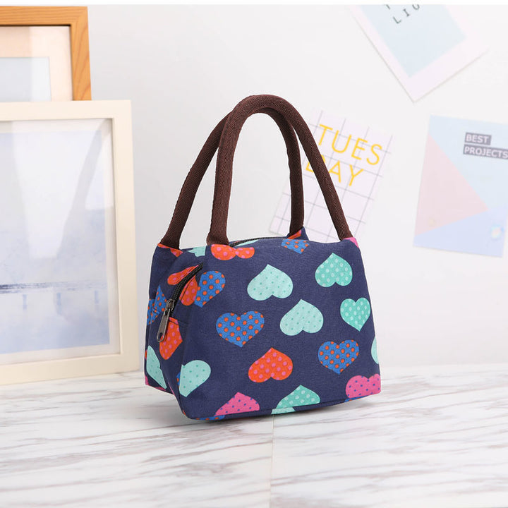 Floral Print Insulated Lunch Carrier Kalsten