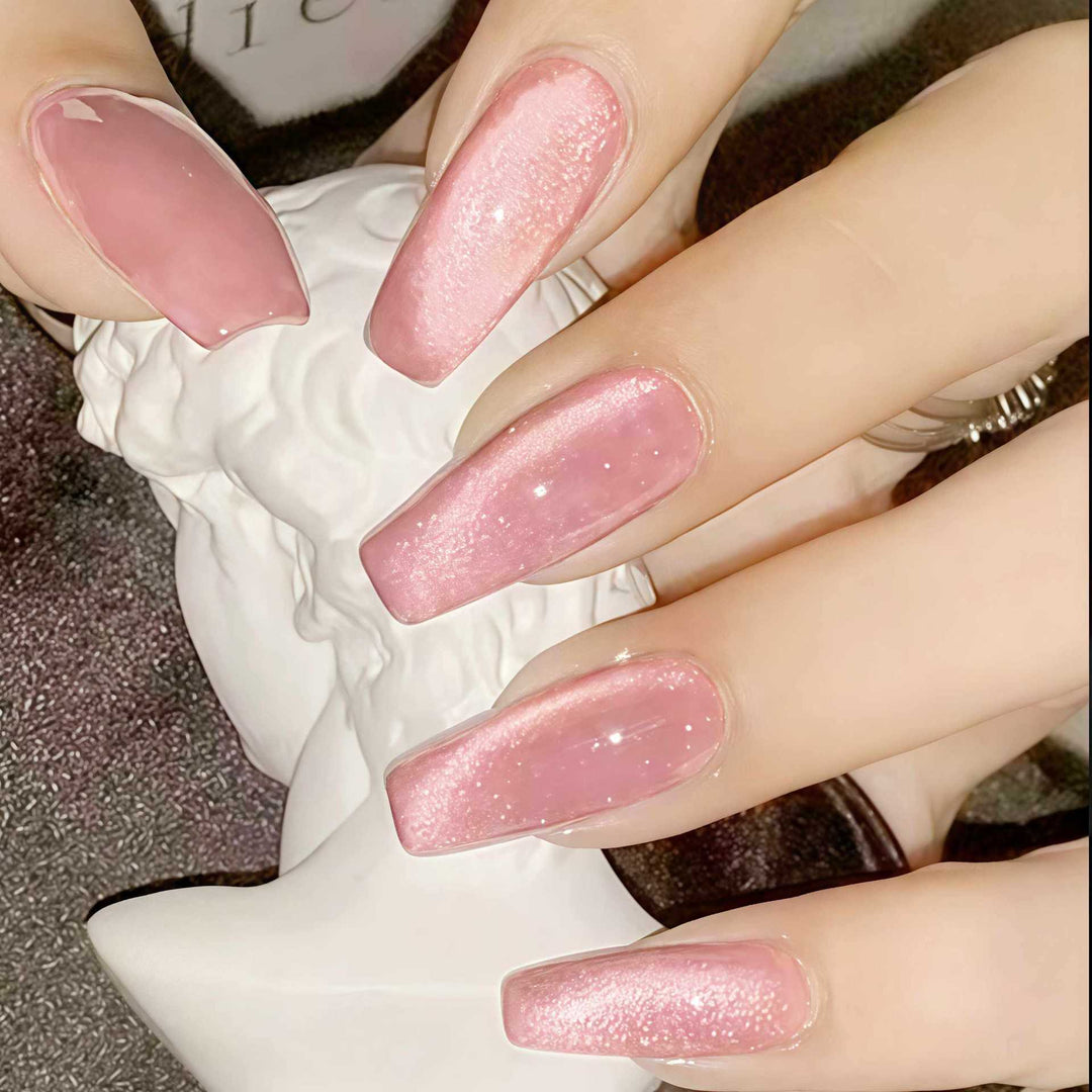 Long-Lasting Glossy Press-On Nails Kalsten
