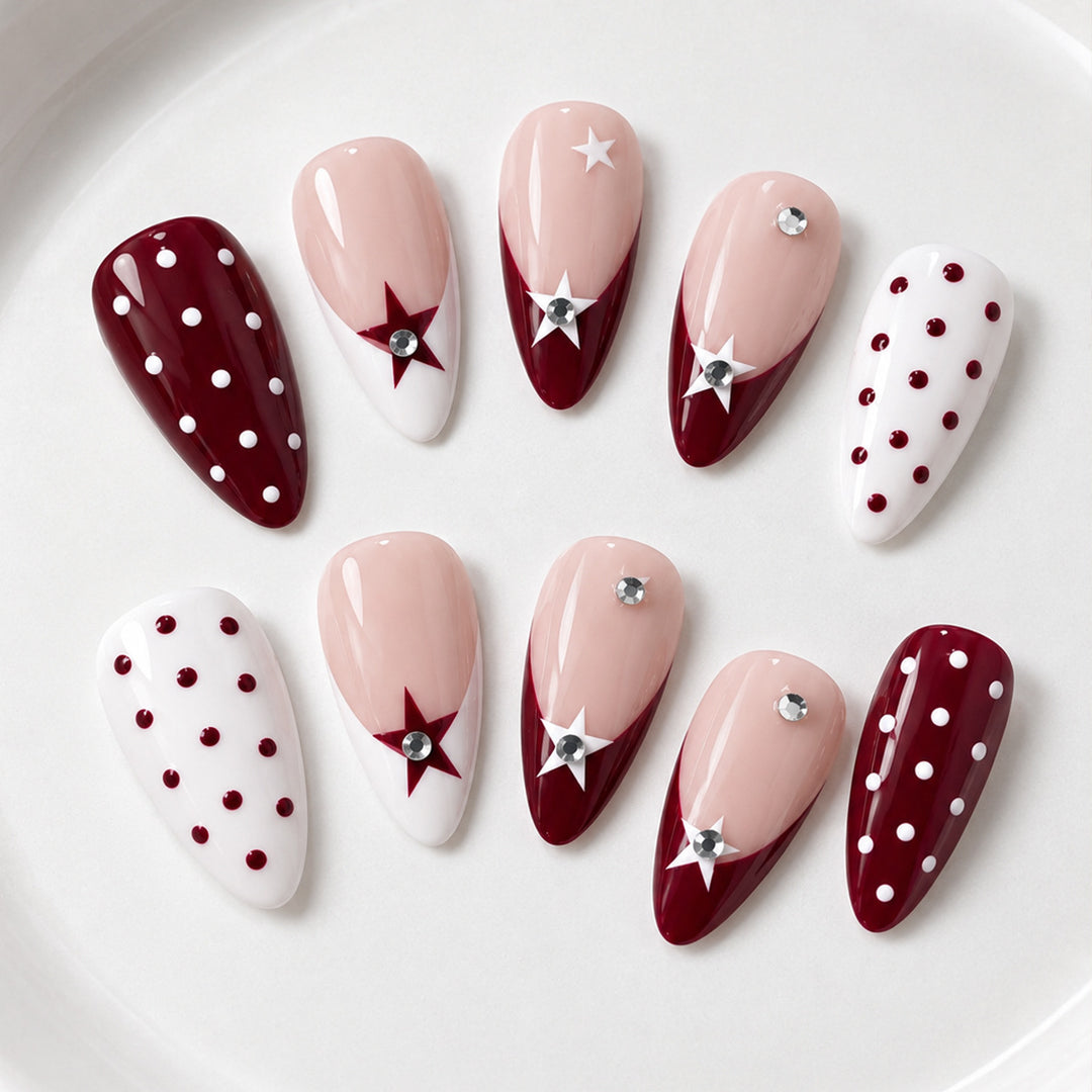 Decorative Press-On Nail Art Set