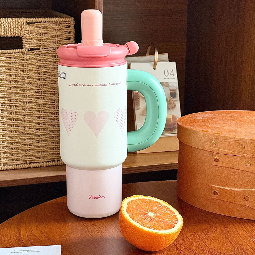 Women Practical Drinking Containers with Innovative Carry Handle Kalsten