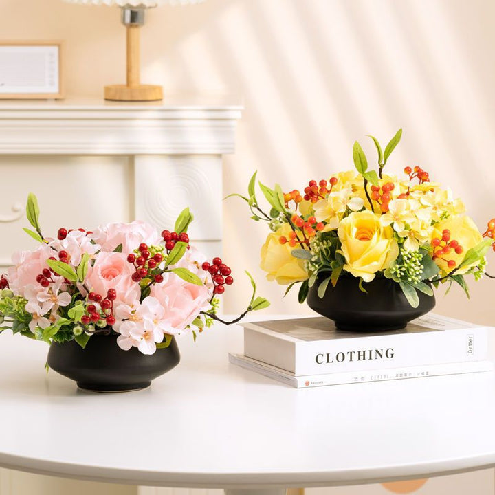 Lifelike Decorative Floral Centerpiece