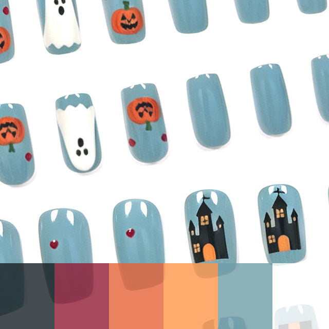 Festive Halloween Nail Art Kalsten