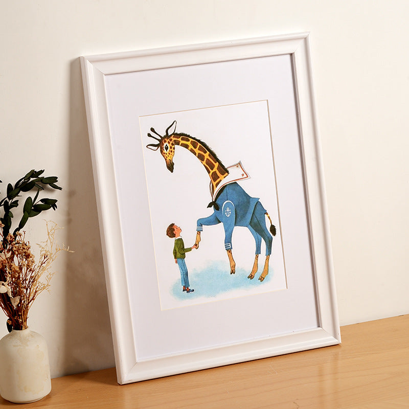 Artistic Framed Ice Skating Print for Home