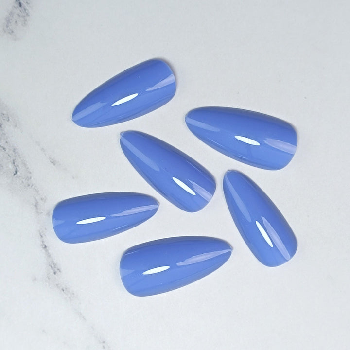 Premium Glossy Almond-Shaped Press-On Nails Kalsten