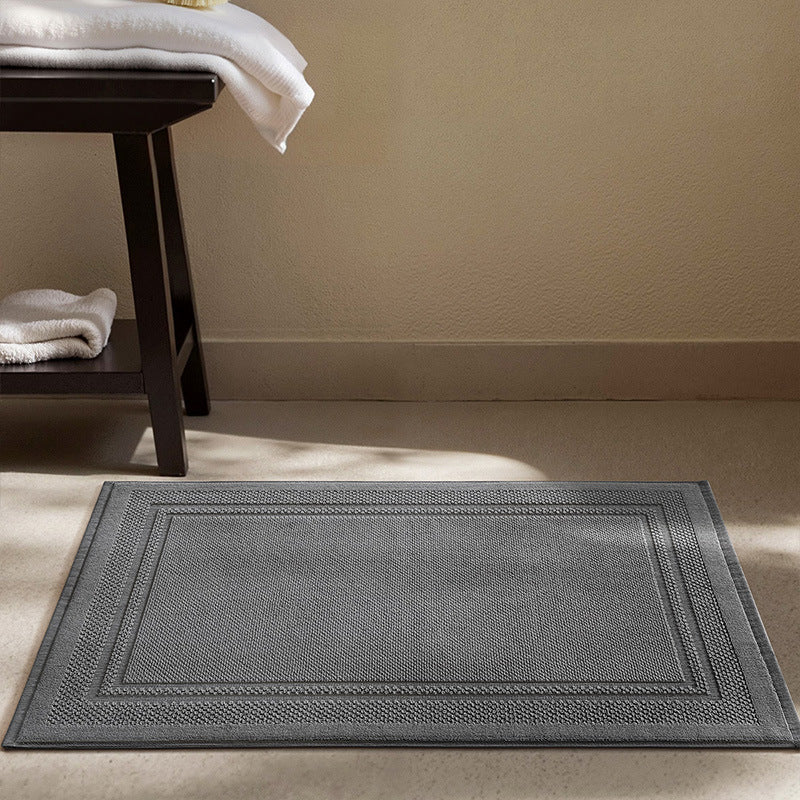 Soft Textured Round Bath Mat Kalsten