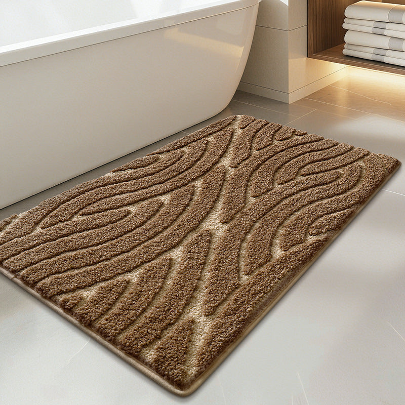 Plush Textured Bathroom Bath Mat Kalsten