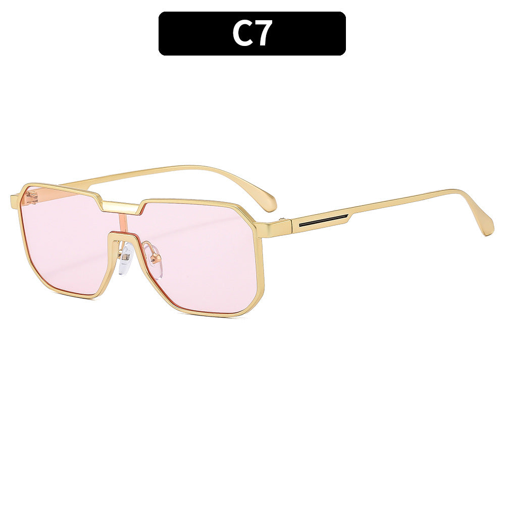 Modern Oversized Geometric Sunglasses