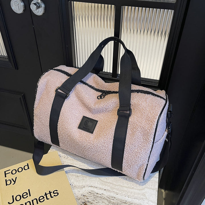 Cozy Fleece-Lined Travel Duffle Bag Kalsten