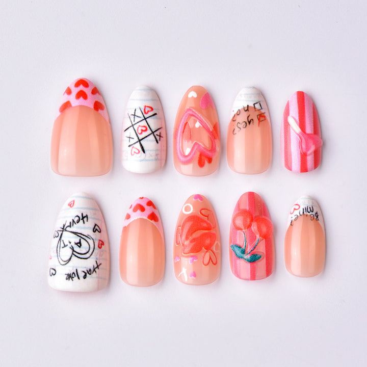 Creative Heart Nail Design Set Kalsten