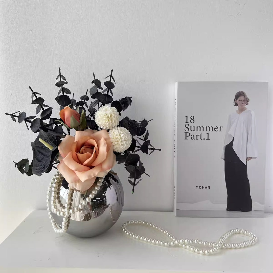 Decorative Floral Sculptural Arrangement for Home Display