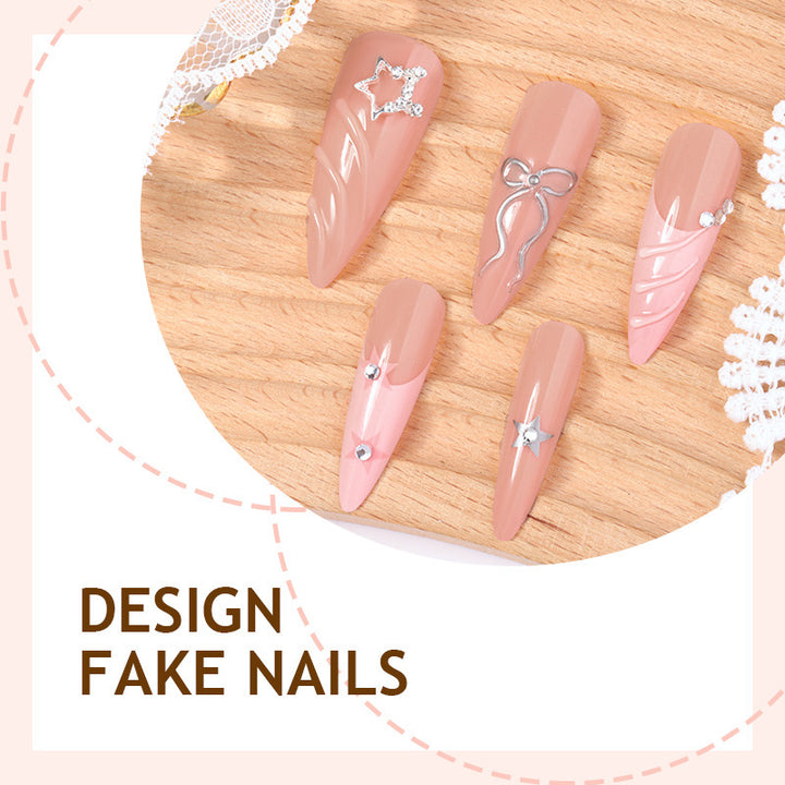 Nail set with glamour design Kalsten