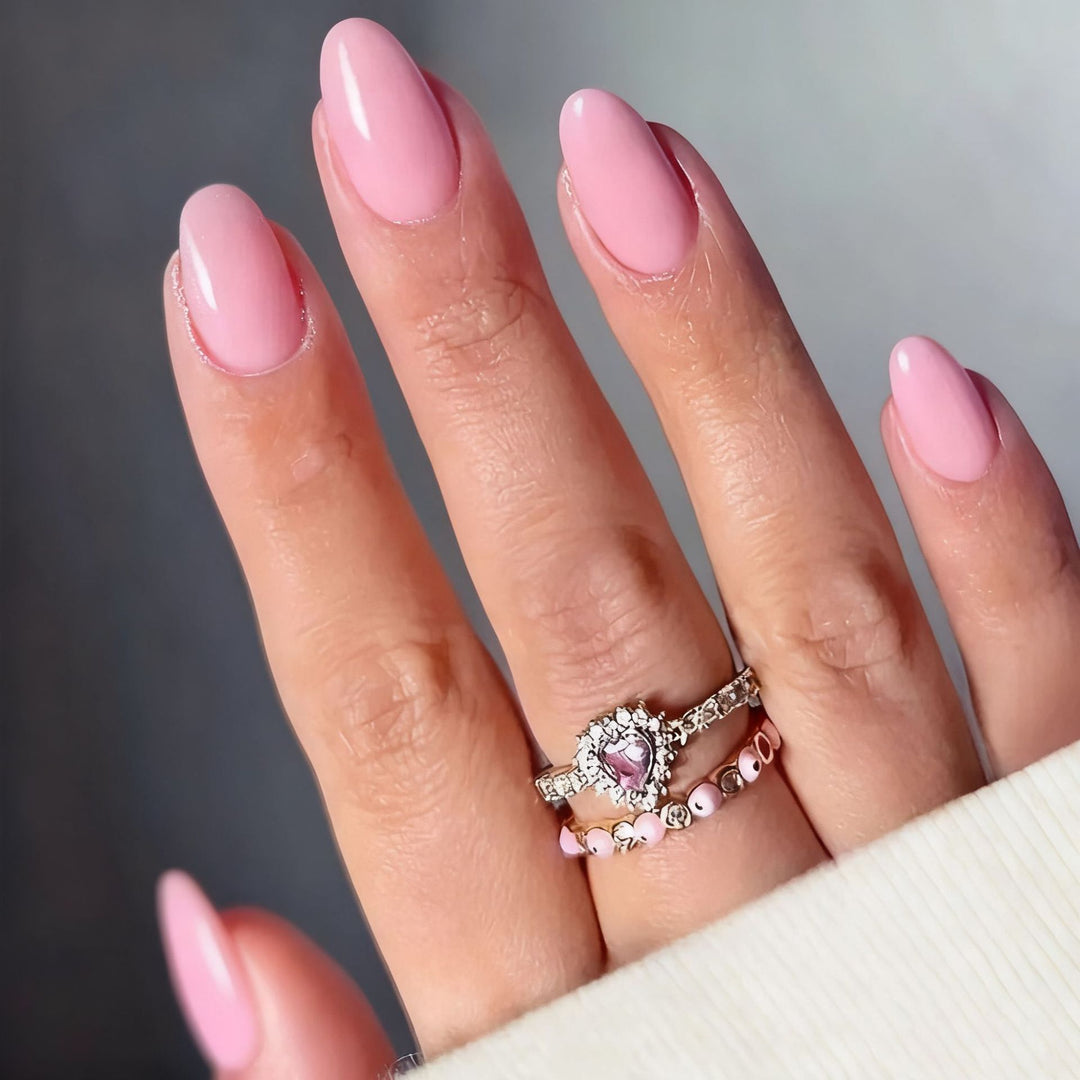 Elegant Glossy Press-On Nail Enhancements Kalsten